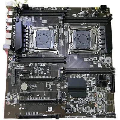 X99 All Solid-state CPU 2011 V3 Dual Xeon ATX DDR4 4 Channel LGA PC Motherboard • $286.74