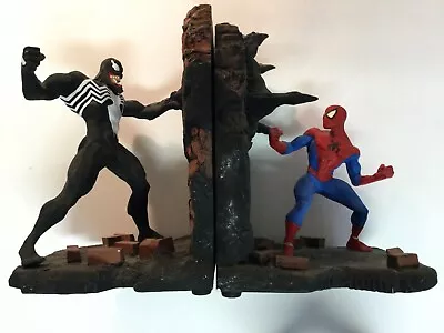 Spider-Man Venom Bookends Sculpture Randy Bowen Design #45 • $119