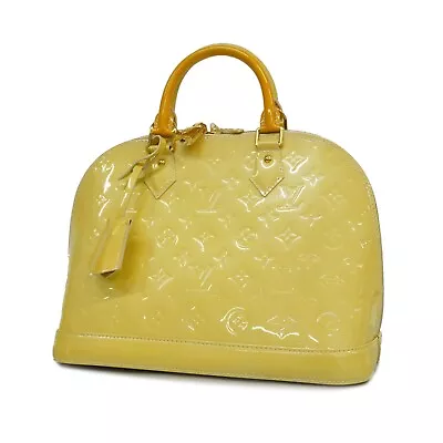 Auth[4fc2123] Louis Vuitton Handbag/Vernis/Alma PM/M91445/Broncoraille • $598.14