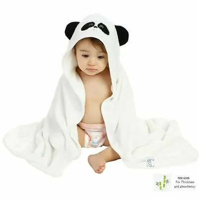 Lotus 100% Organic Bamboo Baby Hooded Towel & Washcloth Set • $14.90