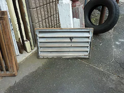 Grey Or GRAY GABLE End Horizontal Shutter Fixed LOUVER Vent 29 X 16.5 X 1.75  • $98