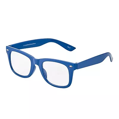 Dark Blue Kids Childrens Costume Glasses Fancy Dress Up Boys Girls Fake Clear • $8.93