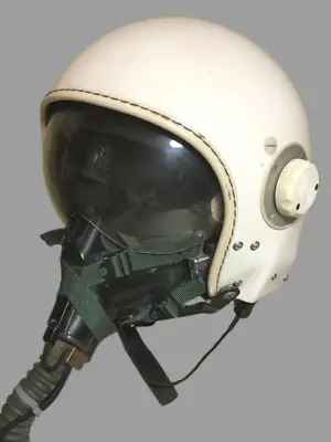 German Air Force GUENEAU TYPE 458 Flight Helmet & MBU-5/P 1990s Vintage • $2398