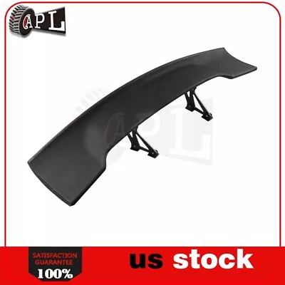 Rear Spoiler Universal 57  Wing GT Style Adjustable ABS Plastic • $82.09