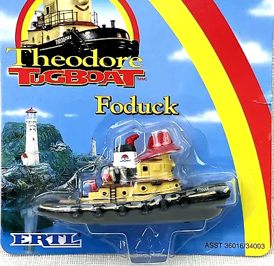 ERTL Theodore TUGBOAT FODUCK Tug Boat Diecast Toy 1998 Cochran Entertainment NEW • $12.99