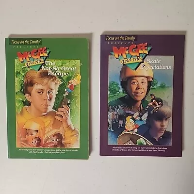 Lot Of 2 McGEE And ME Books #3 & #4 Christian Adventure Focus On Family MYERS • $8