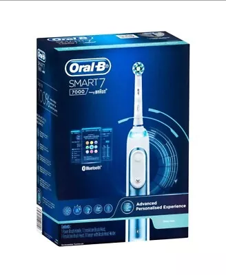 Oral-B SMART 7 7000 Rechargable Electric Toothbrush W. Travel Case. RRP $289.99 • $129