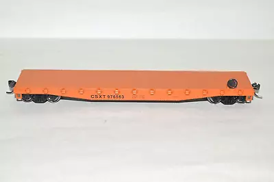 HO Scale Athearn CSX Transportation RR MW MOW WORK 50' Flat Car Train MW KD's • $14.05