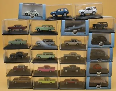 £5 • Buy Oxford Diecast Selection Of Saloon Cars/ Vehicles. You Choose.