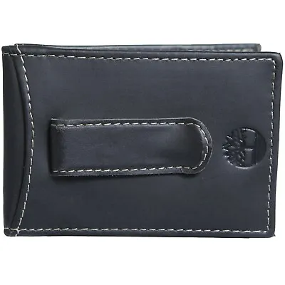 Timberland Mens Flip Money Clip Leather Bifold Pocket Wallet ID Card Case Holder • $17.99