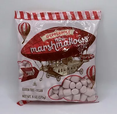 Trader Joe's PEPPERMINT MINI MARSHMALLOWS ~ Natural ~ Gluten Free ~ Vegan ~ • $5