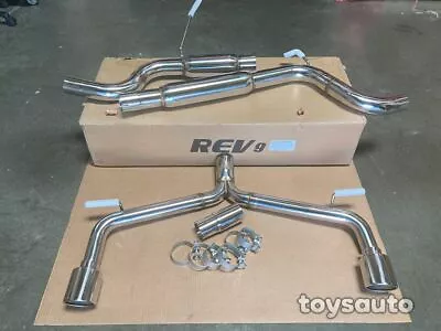 Rev9 4  Stainless Dual Tip Catback Exhaust *Muffler Delete* For VW GTi MK7 15-17 • $385