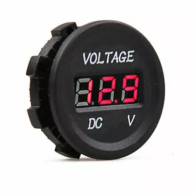 12/24v Dc Led Voltmeter Voltage Gauge Display Panel Volt Meter Car Camper • £7.79