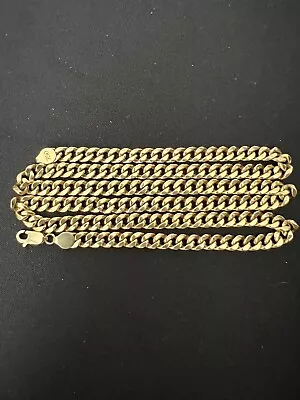 18k (750) Solid Gold Cuban Link Chain • $1625