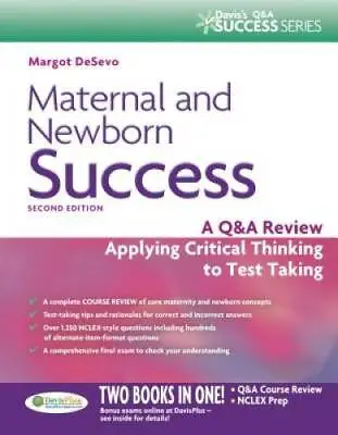 Maternal And Newborn Success: A QA Review Applying Critical Thinking To  - GOOD • $6.94