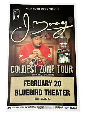 J BOOG Autographed / Signed Coldest Zone Tour Denver Handbill 11x17 Promo Poster • $9.97