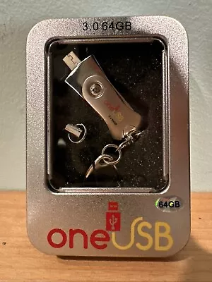 64GB USB Drive - With Micro USB And USB C • $14.95