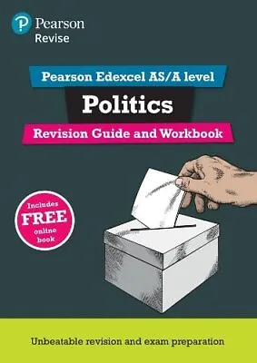 Pearson REVISE Edexcel AS/A Level Politics Revision Guide & Workbook: For Home L • £13.99