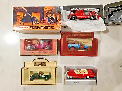 Matchbox Models Of Yesteryear: Firetruck YFE05 Truck Y-26 Car Y12 DaysGone 46003 • $19