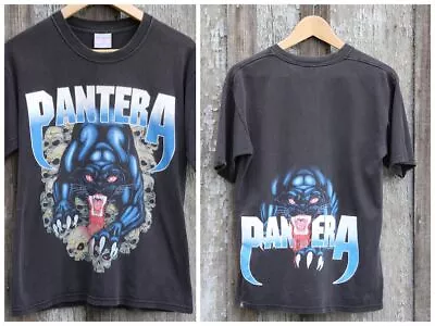 Vtg PANTERA Panther Tee T Shirt 100 COTTON Double Sided Rock Band Tour Metal • $43.73