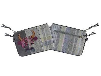 Highland Cow Fairtrade Ladies Large Soft Tartan Coin Purse By Earth Squared • £13.99