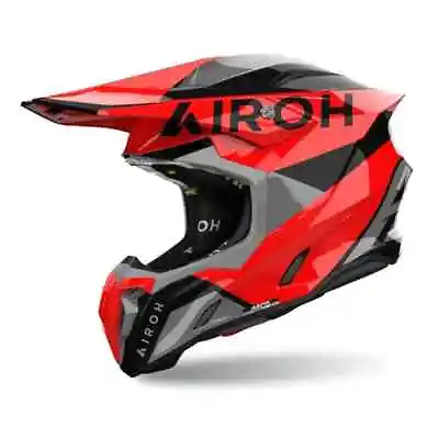 2024 Airoh Twist 3.0 Helmet King Red Gloss Motocross Off Road New Mx Cheap Quad • £189.95