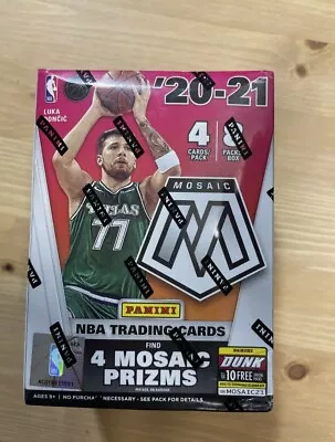 2020-21 Panini Mosaic NBA Basketball Blaster Box Factory Sealed • $16