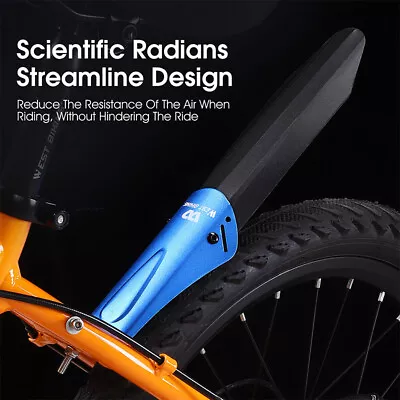 WEST BIKING Bike Mudguard Aluminum Alloy Tire Mud Guards For 14-20 Inch Bicycle • $17.19