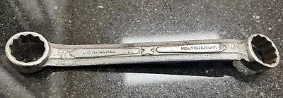 Vintage Bridgeport Hardware Nickel Molybdenum Short Box-End Wrench 5/8  X 11/16  • $6