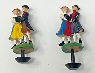 NOS - Set Of 2 Hand Painted Plastic Couple Dancers For Musical Cuckoo Clock • $14.95