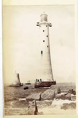 Victorian Photo Devon Plymouth  Eddystone Lighthouse • £10