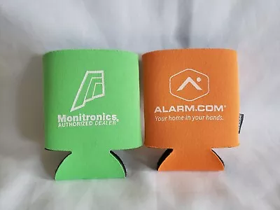 BEER OR SODA CAN COZIES (KOOZIES) Alarm. Com And Monitronics ( Set Of 2) • $8.95