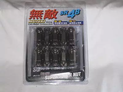 Muteki SR48 Extended Open Ended Forge Steel Lug Set. 20pc W/key Titanium 12x1.5 • $49.95