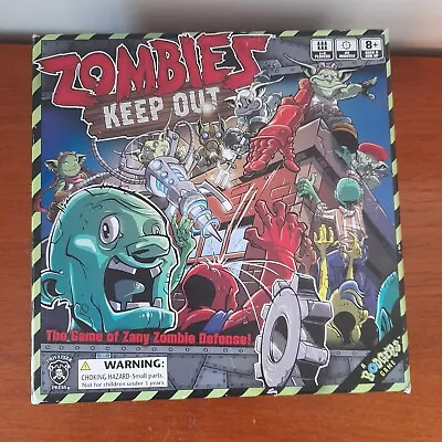 Board Game Zombies Keep Out Zany Zombie Defense Privateer Press Complete  • £20