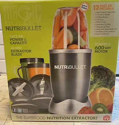 NutriBullet Magic Bullet 12 Piece Set 600W Extractor NEW • $44