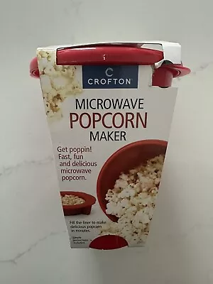 £4.99 • Buy BPA Free Plastic Microwavable Microwave Popcorn Maker Machine Serving Bowl