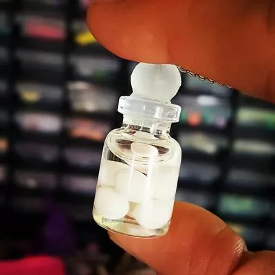 $11.09 • Buy Handmade PICKLED EGGS NECKLACE Cute GLASS JAR Bottle MINIATURE Kitsch PUB Crisps