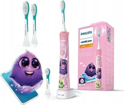 Philips Sonicare For Kids Interactive Sonic Toothbrush Educational App Bluetooth • $173.36