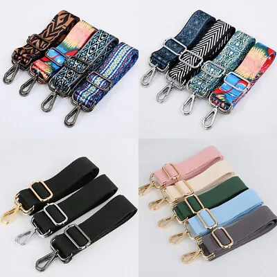 Ethnic Shoulder Bag Belt Strap Adjustable Crossbody Handle Handbag Replacement • $8.99