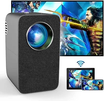 EUG 7000 Lumens LED WiFi Smart Projector Video Wireless Airplay Native 1080P • $124.59