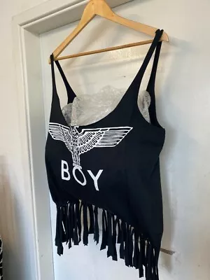 £8.50 • Buy Boy London Custom Vest Beach Bag Selfridges Punk