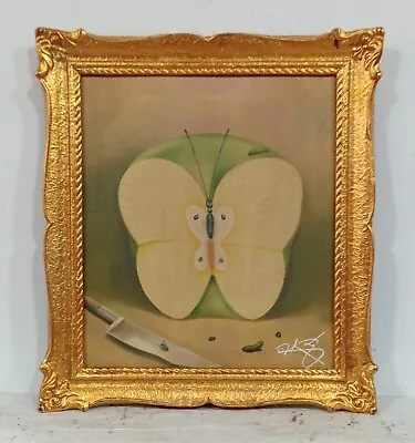 Amazing Vladimir Kush Oil On Canvas Dated 1992 With Frame In Golden Leaf Nice • $500