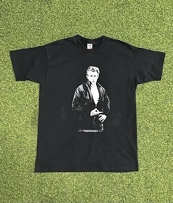 Vintage 90s James Dean Big Graphic Actor Movie Promo FOTL T-Shirt XL • $65