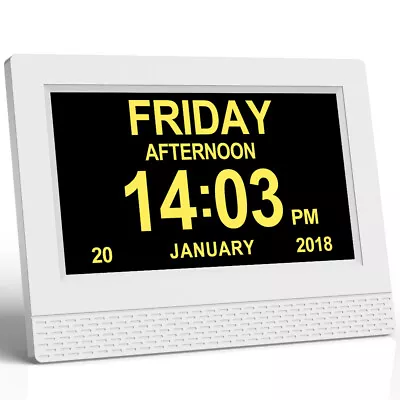 Dementia Digital Clock With Date And Day Of WeekFor ElderlyMedication Reminder • £33.49