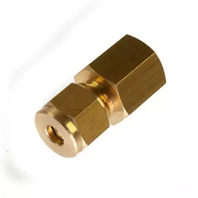 £1.90 • Buy 6mm X 1/4  BSP Female Compression Coupling Brass CxFI Pipe Fitting Thunderfix