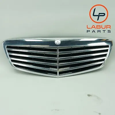 +z5352 W221 Mercedes 10-13 S Class Front Center Radiator Hood Grille Grill • $167.39