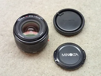 Minolta 24mm F2.8 AF Wide Angle Lens For Maxxum & Sony A Mount User Item • $110.46