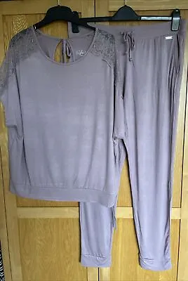 Ladies Lilac/mauve Loungewear Size 12-14 Bnwt Rrp £17 • £6.99