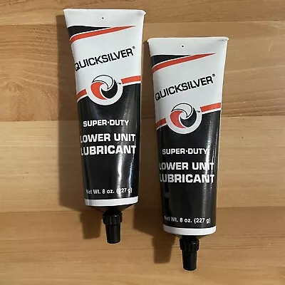 Mercury Quicksilver Super Duty Lower Unit Gear Lube 8 Oz Tubes Pack Of 2 NOS • $20