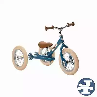 Trybike® 2 In 1 Balance Bike In Blue Vintage | Jadrem Toys AU • $200.47
